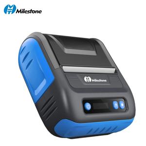 Milestone 80mm Mobile PortableThermal Direct Label Printer Bluetooth Pocket Printer Receipt 2 in  APP Android IOS Mini Printer