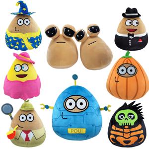 22cm 뜨거운 게임 내 애완 동물 외계인 Pou 플러시 장난감 Furdiburb 감정 외계인 플러시 인형 동물 Pou 인형
