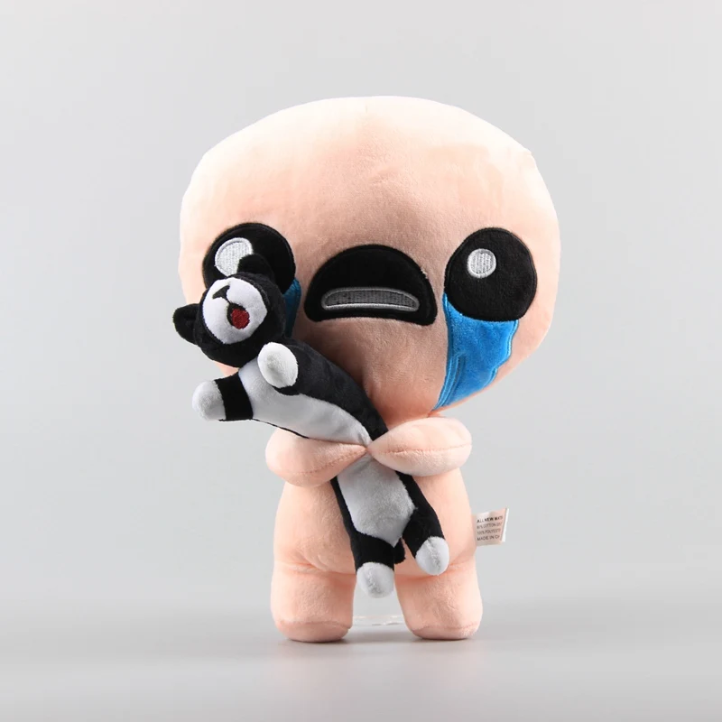 30cm 아이작 플러시 장난감의 바인딩 ISAAC 검은 고양이 플러시 부드러운 인형 동물 장난감 인형 선물 어린이를위한 어린이