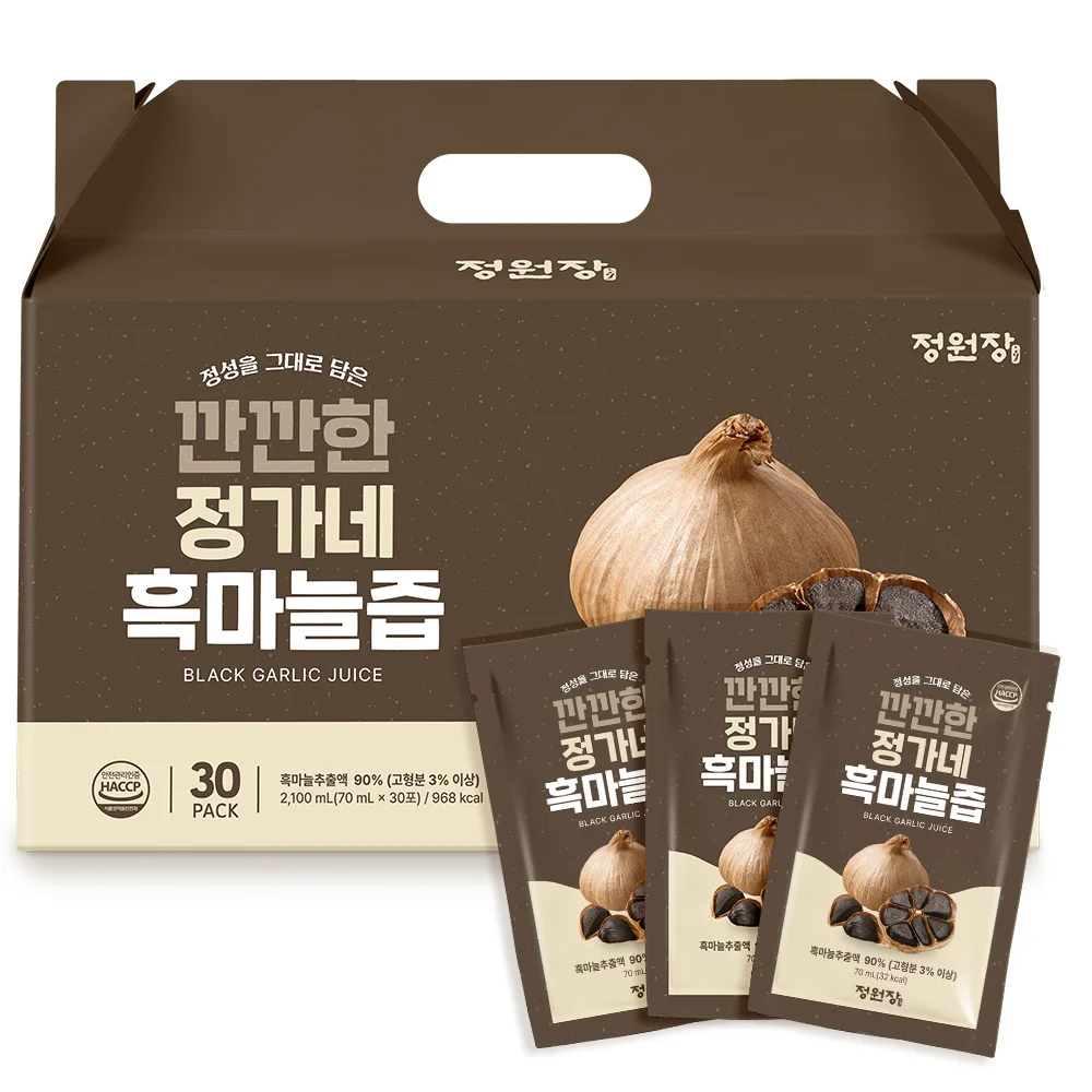 정원장 깐깐한 정가네 흑마늘즙 30포, 선물형