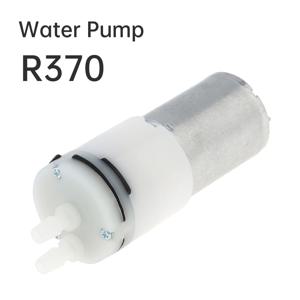 R370 마이크로 워터 펌프 모터, DC 3.7V 미니 자체 프라이밍 다이어프램 워터 펌프, 소형 전기 흡입 워터 펌프, 유량 0.4-1.2L/min