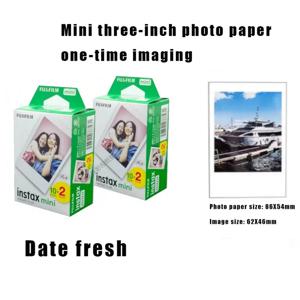 20 매 미니 화이트 에지 필름 인화지 필름 Fujifilm Instax Mini 용 인화지 8 9 10 11 12 40 90 Duplex Polaroid