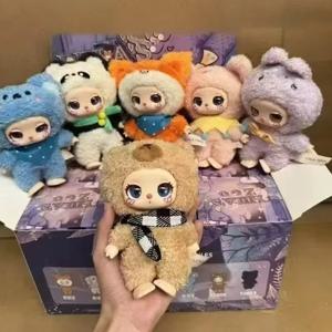 아기 세 Liila V2 비닐 블라인드 박스 Liila의 동물원 2 세대 시리즈 가방 펜던트 유행 놀이 장식 귀여운 인형 Mysterygift