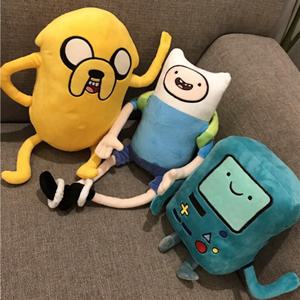28-42cm 핀 제이크 BMO 소프트 박제 동물 인형, 크리에이티브 어드벤처 시간 봉제 장난감, 만화 인형 어린이 선물