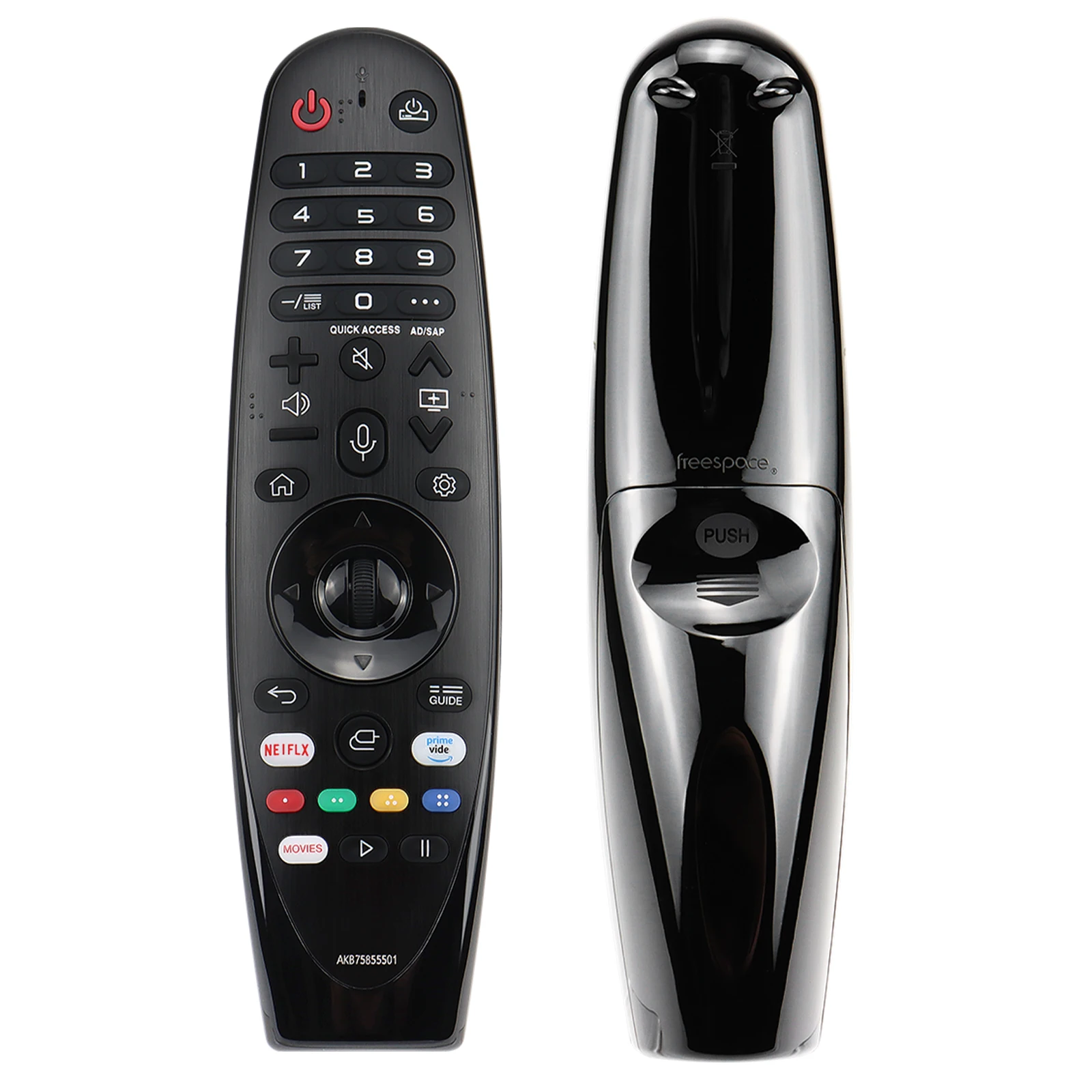 AKB 75855501   MR20GA LG 4K OLED LCD UHD TV와 호환되는 교체용 리모컨(음성 기능 없음, 포인터 기능 없음)