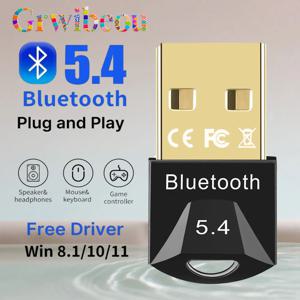 PC용 USB 블루투스 어댑터 USB 블루투스 5.4/5.3/5.1/5.0 동글 수신기 스피커 마우스 키보드 음악 오디오 송신기