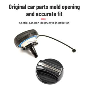 BMW E90 E92 F01 F02 G02 G30 F10 F11 F12 F16 F20 F21 F30 F31 F32 F34 F36 F80 F82 M3 M4 용 카본 파이버 연료 탱크 캡 트림 커버