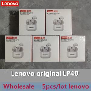 Lenovo LP40PRO/LP40 5pcs 무선 이어폰 Bluetooth 5.0 듀얼 스테레오 소음 감소 저음 터치 컨트롤 긴 대기 230mA