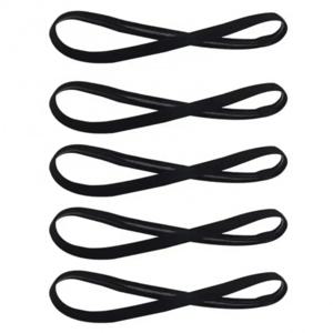 5Pcs 캔디 컬러 여성 남성 요가 헤어 밴드 스포츠 머리띠 소녀 스포츠 Anti-slip 탄성 고무 Sweatband 축구 러닝