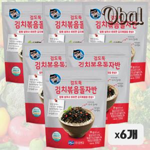 오발 김치볶음 돌자반35g *6개