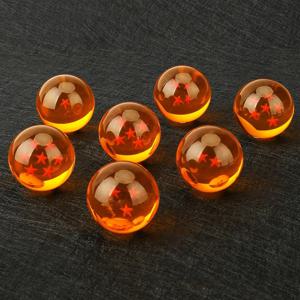 드래곤볼 Z 애니메이션 피규어 크리스탈 볼 장난감 액션 피규어 스타 3.5cm 드래곤볼 데스크탑 장식 장난감 어린이 선물