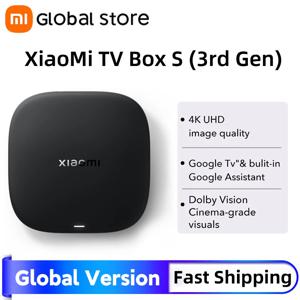 빠른 배송 샤오미 TV 박스 S(3세대) 4K 2GB + 32GB Wi-Fi 6 Google TV ™   UHD 이미지 품질 Dolby Vision 시네마급 영상