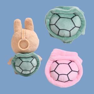 17cm Labubu 인형 옷 재미 있은 거북이 옷 봉제 인형 의류 복장 액세서리 DIY 생일 장난감 선물 인형 액세서리