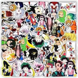 10/30/50pcs 믹스 애니메이션 만화 My Hero Academia HUNTER×HUNTER 스티커 DIY 자동차 노트북 스케이트 보드 전화 장식 스티커 어린이 장난감