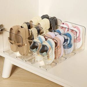 1pc/2pcs, 신발 보관함, 보관 용품, 투명 신발장, 신발 보관함, 투명 신발장, 4 섹션 신발장