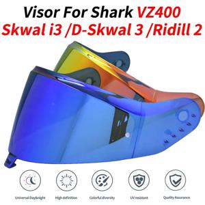 Shark Skwal i3 D-Skwal 3 Ridill 2 헬멧 바이저 교체 렌즈 앞 유리 D Skwal 3 VZ400 바이저 유리 스크린 고글