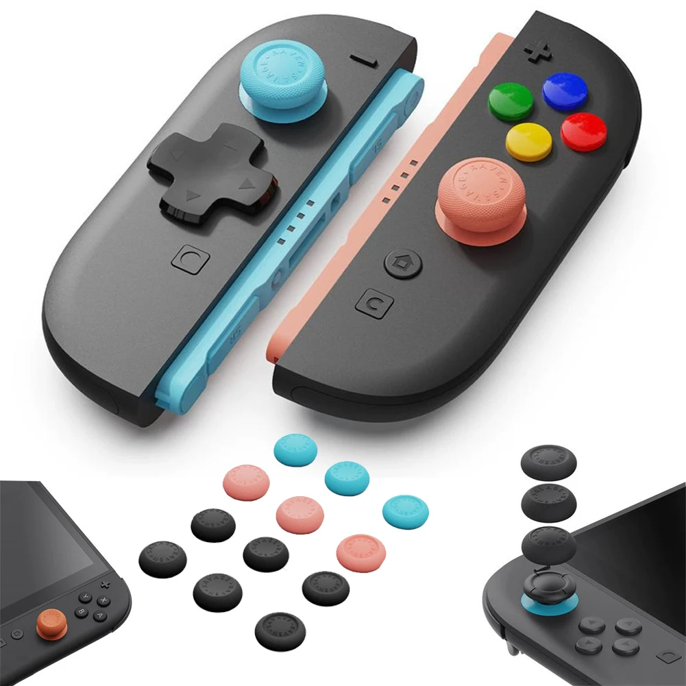 Skull & CO.Thumb 그립 세트 Nintendo Switch 2 Joycon 컨트롤러 실리콘 케이스 조이스틱 캡 NS2 액세서리 용 아날로그 커버