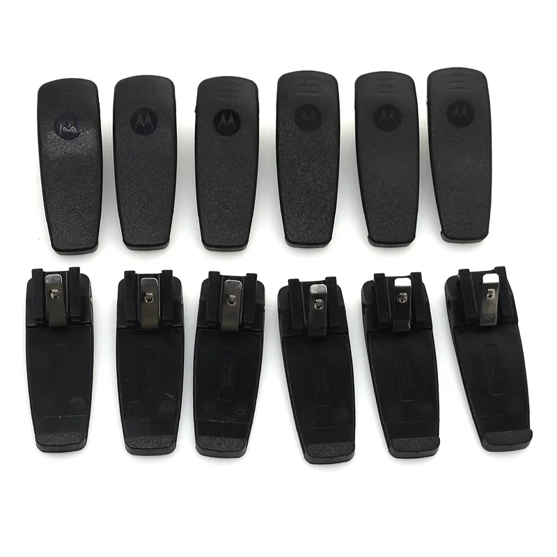 12X RLN5644A 모토로라 라디오용 벨트 클립 EP450 DP1400 CP040 CP200 CP140 CP180 MP300 A8 BPR40 PR400 DEP450 Xir P3688 GP300