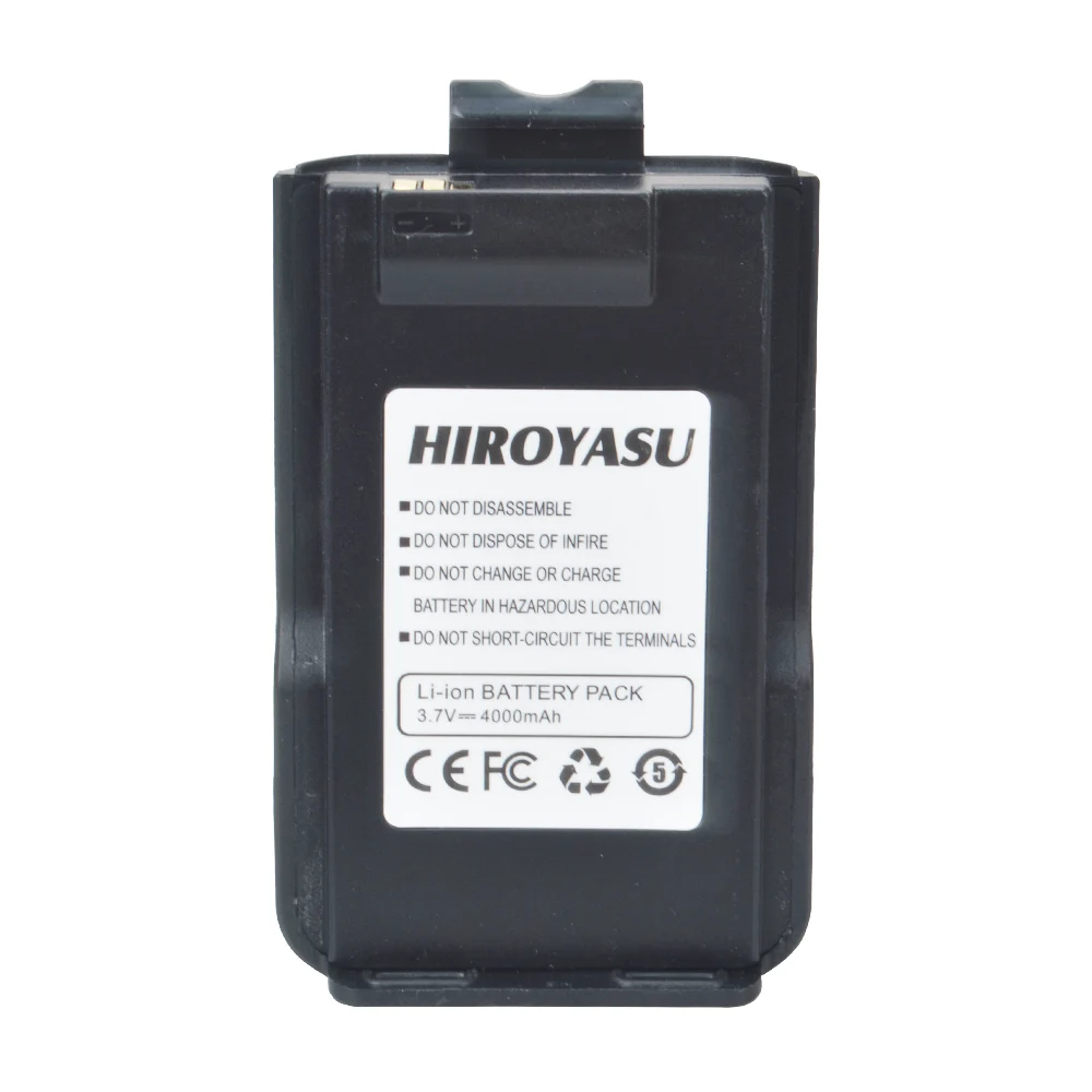 Hiroyasu 4G Zello 워키토키 HI-R23 HI-B8 PoC 라디오용 3.7V 4000mAh 충전식 배터리 팩