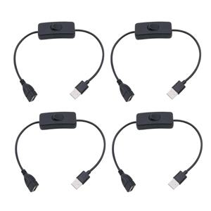 스위치 ON/OFF 케이블이 있는 USB 케이블 USB LED 스트링용 확장 토글 USB 가제트 USB 전원 공급 장치 도구 ﻿