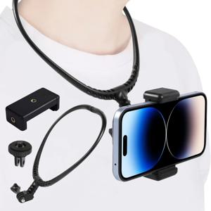 휴대폰용 넥 홀드 마운트 GoPro Hero 11 10 9 Insta360 X3 DJI Osmo 액션 카메라 GoPro 액세서리용 흔들림 방지 끈 스트랩