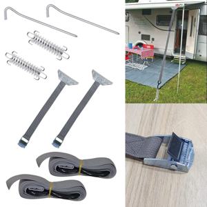 Fiamma Thule Storm Straps 텐셔너 천막 타이 다운 캐러밴 Motorhome Green 모든 조합 RV 부품 액세서리