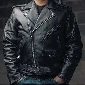기관차 남성 가죽 자켓 패션 솔리드 캐주얼 남성 자켓