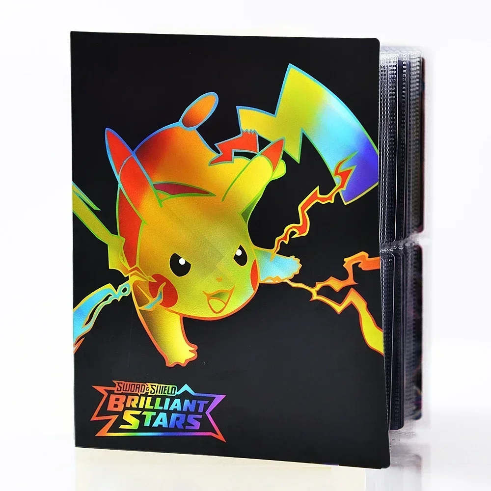 포켓몬 240Pcs 앨범 카드 도서지도 편지 Mewtwo Charizard 홀더 바인더 컬렉션 폴더 애니메이션 카드 수호자 노트북
