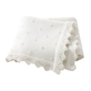 아기 니트 담요 코튼 90*70cm 신생아 소년 소녀 Swaddle Wrap 최고의 컴포트 올 시즌 유아 unisex 유모차 침구 커버