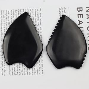 천연 옥 얼굴 Gua Sha 도구 크리스탈 중국 Bian Shi 스톤 미네랄 스킨 케어 마사지 헤드 빗 바디 건강 마사지 스크레이퍼