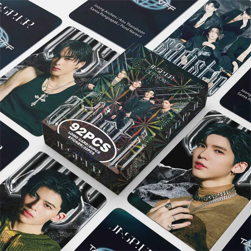 92PCS JASP.ER 태국 보이밴드 포토카드 세트 - 조우 산타 & 폰드 수집용 LOMO 카드 (팬 & 스크랩북용)