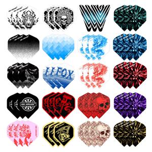 Fox Smiling Dart Flights 세트 여러 스타일 다채로운 PET 다트 비행 전문 다트 액세서리