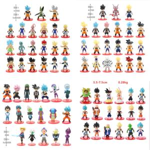 21 개/대 드래곤 볼 슈퍼 사이얀 Goku Vegeta Broly Frieza Piccolo Buu 셀 액션 피규어 컬렉션 모델 장난감 귀여운 인형