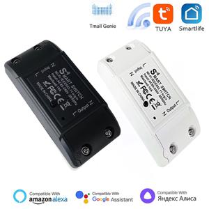 Tuya WiFi 스마트 라이트 스위치 범용 차단기 타이머 스마트 라이프 APP 무선 원격 제어 모듈은 Alexa Google 홈을 통해 작동합니다.