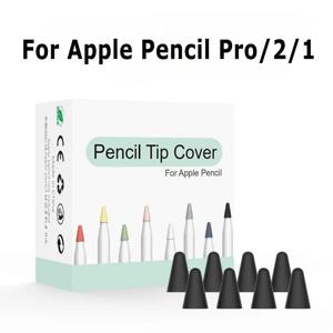 Apple Pencil Pro 3 2 1 용 8Pcs 실리콘 펜촉 커버 Apple Pencil 3 USB C 2 세대 케이스 스타일러스 펜 펜촉 Capa 용 팁 케이스 슬리브