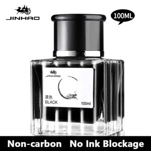 JINHAO 30/50/100ml 만년필 잉크 비 탄소 카트리지 리필 유리 병 만년필 잉크 편지지 사무실 학교 용품