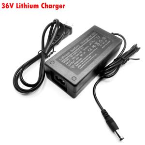 DC 42V 2A 스마트 충전기 DC 5.5X2.1mm 리튬 배터리 36V 10AH 12AH 14AH EU US 플러그 110V 220V