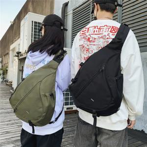 대용량 남성용 가슴 팩 캐주얼 힙합 여행 남여 크로스 바디 백 고품질 나일론 보관 숄더 백 무료 배송