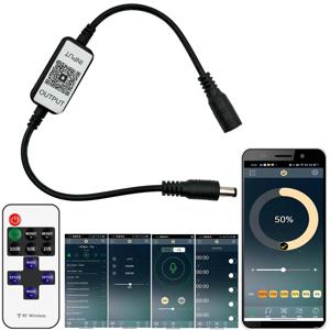 12V 매직 홈 미니 블루투스 LED 단색 디머 컨트롤러 단일 색상 스트립 모바일 앱 제어