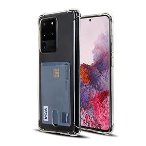 갤럭시 S20플러스 SM-G986N 솔젠 투명 카드 포켓 케이 카드포켓 카드수납 투명케이스 젤리케이스