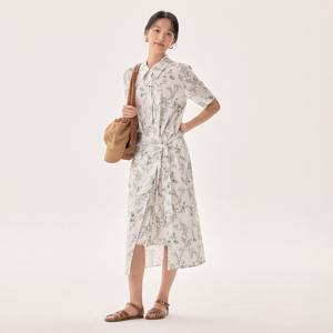 [최초가:399,000원]  프린트 랩스커트 원피스 N252MWO525