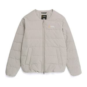 N254UDW920 헤론 U넥 경량 구스다운 점퍼 BEIGE