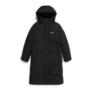 N254WDW860 여성 카이만 프로 롱기장 구스다운 점퍼 BLACK