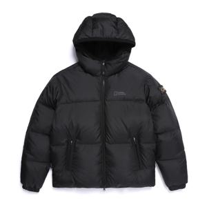 N254UDW971 에이라 후디 구스다운 점퍼 BLACK