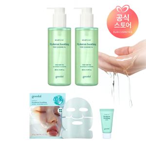 어성초 히알루론 수딩 클렌징 오일 200ml x2 [사은]어성초수딩겔마스크1매+어성초클렌징폼30ml