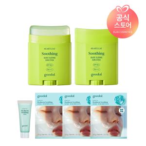 어성초 진정 퀵 슬라이딩 선스틱 x2 [사은]어성초수딩겔마스크3매+어성초수딩크림20ml