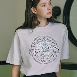Lily Print T-shirt_ 2colors [N24SMTS006]