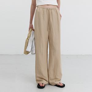 던스트 LINEN BANDING PANTS_UDPA5B221I1