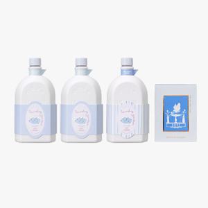 니치향 퍼퓸 세탁세제 500mlx2개+섬유유연제 500mlx1개+건조기시트 40매x1개+메세지카드 1개(랜덤)