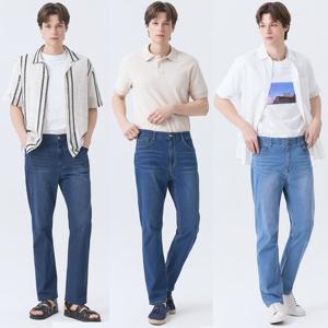 25SS 남성 썸머 라이크라 스트레이트 데님 3종_632611